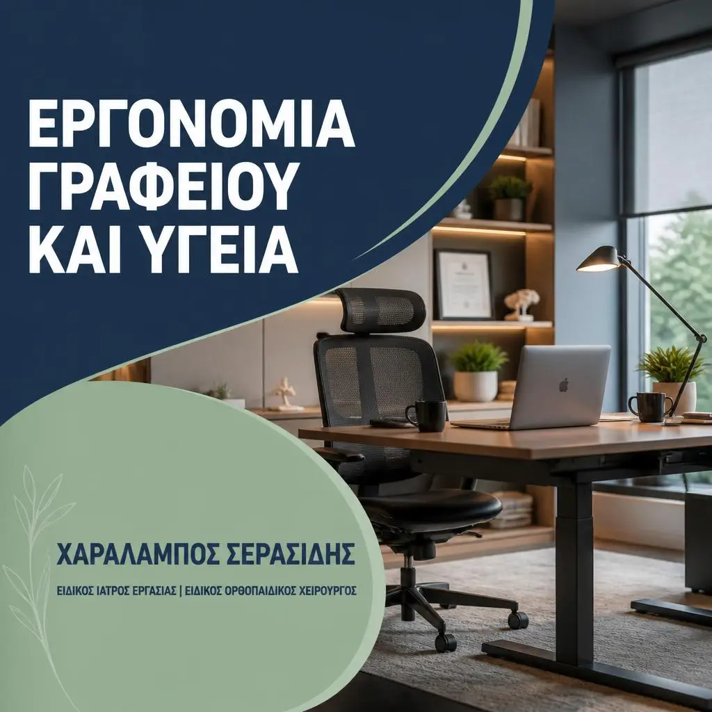 Εργονομία γραφείου και μυοσκελετική υγεία - Χαράλαμπος Σερασίδης Ειδικός Ιατρός Εργασίας